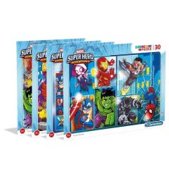   Szuperhősök 30 db-os keretes puzzle - Clementoni, többféle