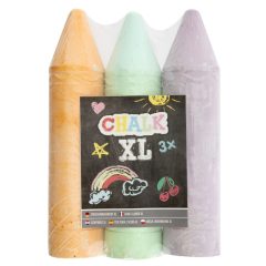 Aszfaltkréta XL-es méret 3 db-os, többféle