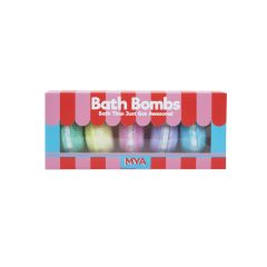 MYA Cosmetics fürdőbomba szett macaron 5 db-os