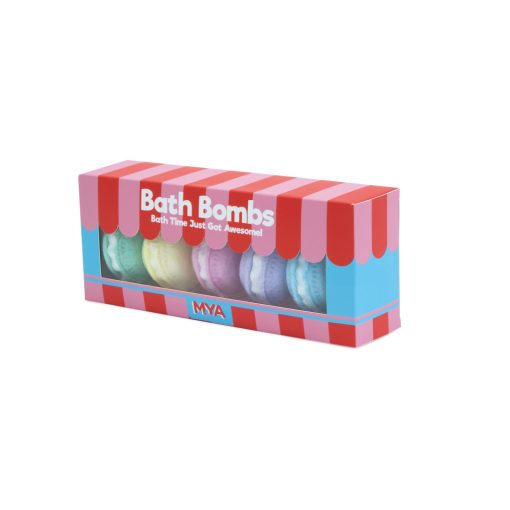 MYA Cosmetics fürdőbomba szett macaron 5 db-os